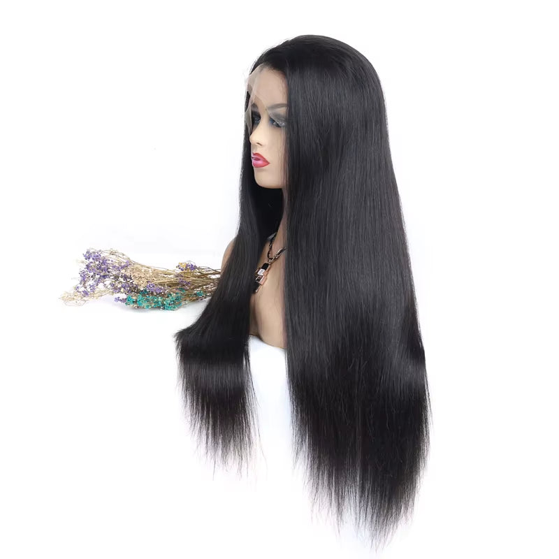 Vendors Lace Wigs 100% Virgin Human Hair,Raw Indian Hair Human Wigs,Humain Hair Wig Full Hd Lace Transparent Hd Lace Frontal Wig