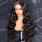 Unprocessed Raw Virgin Human Hair Natural Brazilian Body Wave Full Lace Wig Wig Silk Top