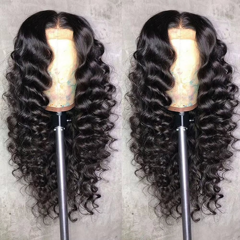 Unprocessed Raw Virgin Human Hair Natural Brazilian Body Wave Full Lace Wig Wig Silk Top