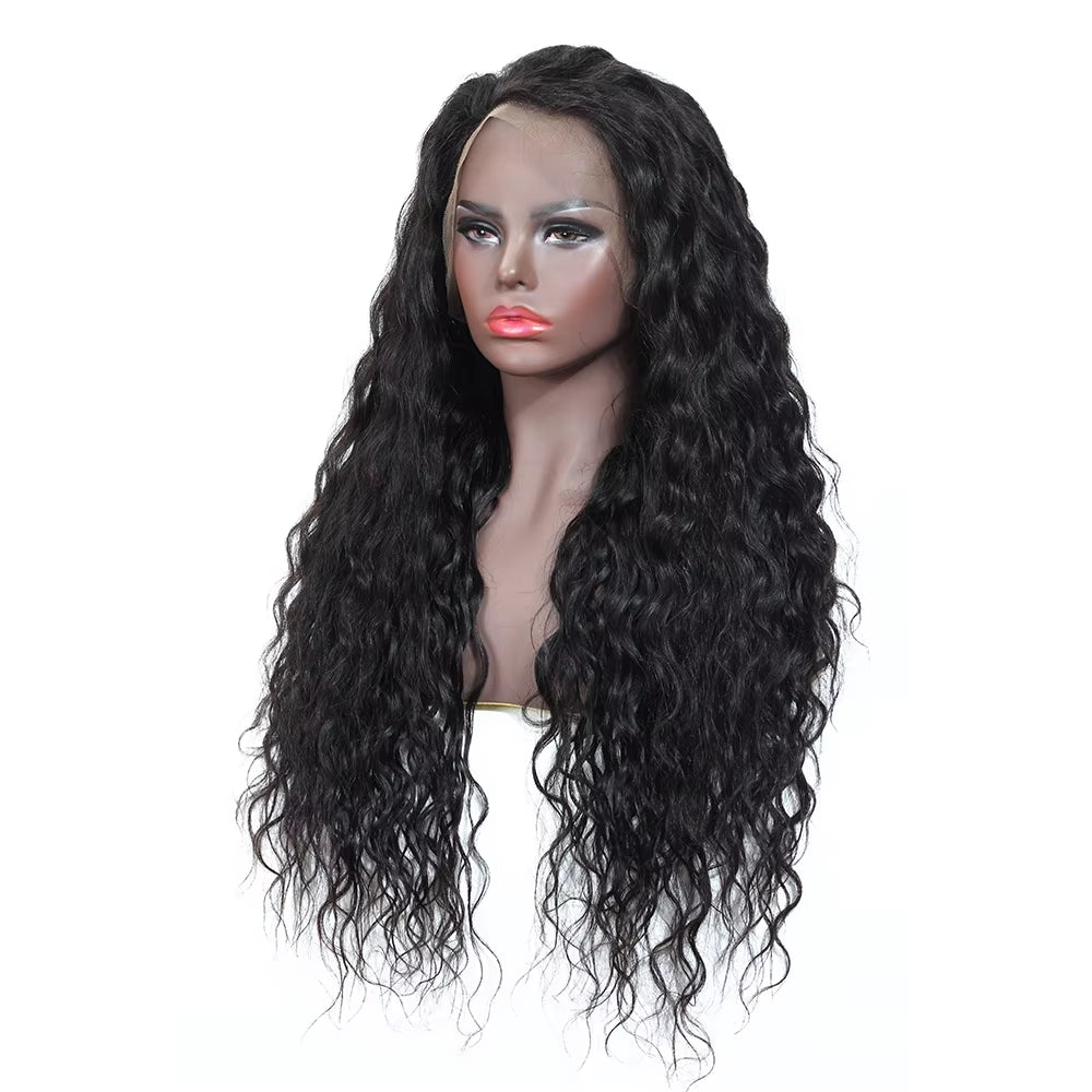 Unprocessed Raw Virgin Human Hair Natural Brazilian Body Wave Full Lace Wig Wig Silk Top